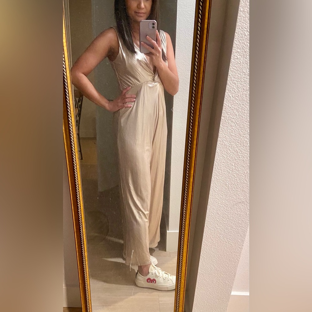 Gold Metallic Jumpsuit